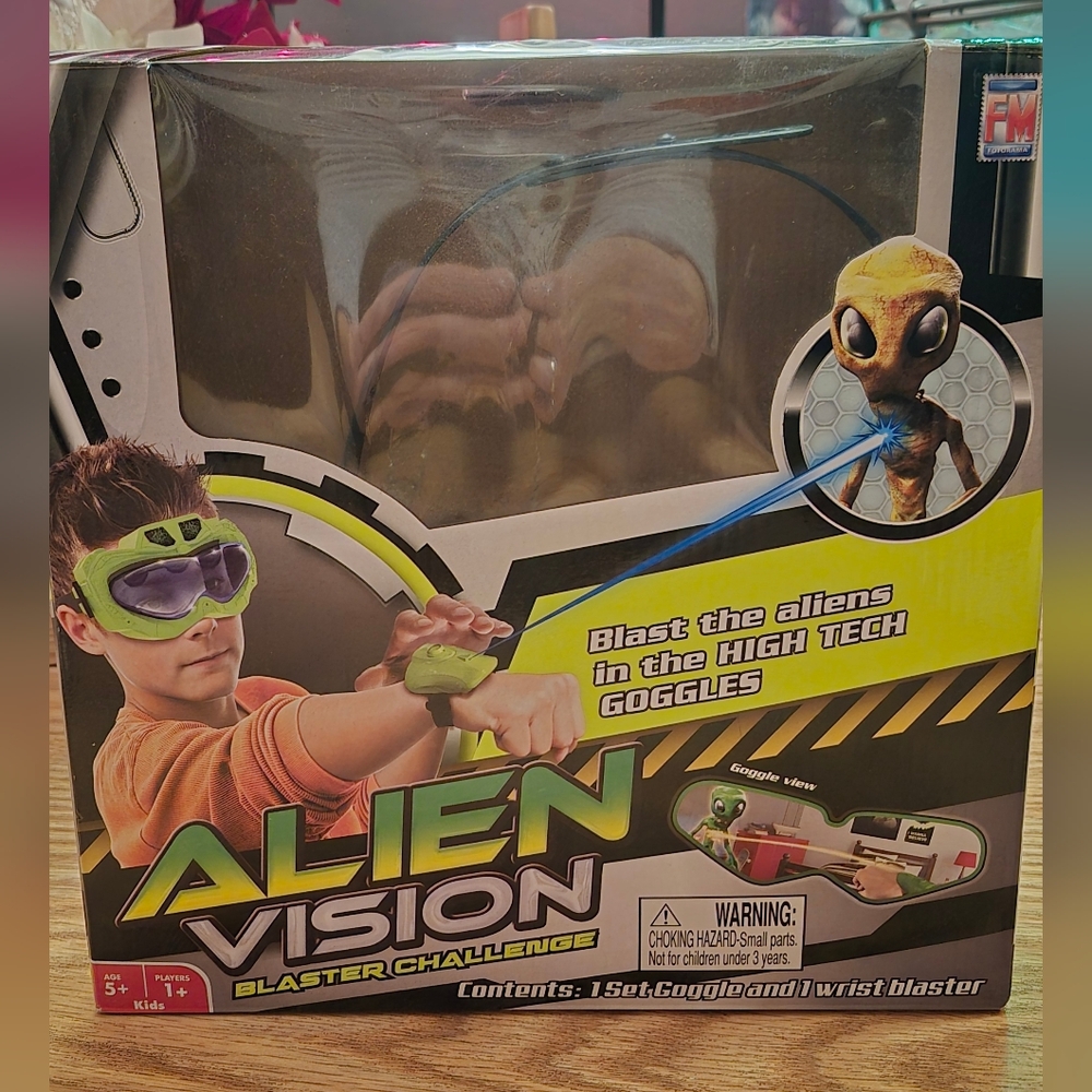 Alien Vision Blaster Challenge - Green Ages 5÷ W/Batteries